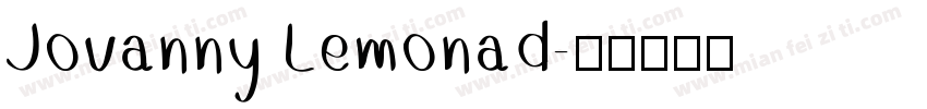 Jovanny Lemonad字体转换